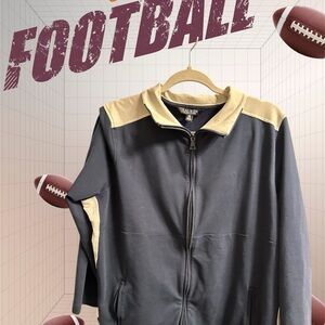 Men's Navy and Cream Jacket Size 3X